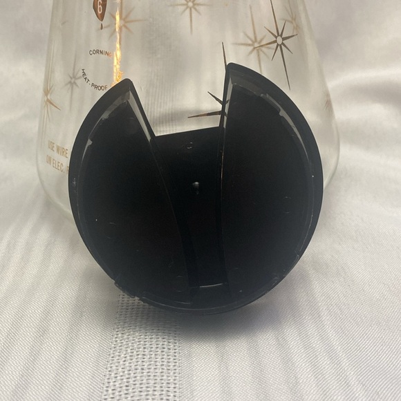 Mid Century Modern "Corning " atomic starburst glass carafe - Picture 13 of 16